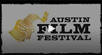 AFF logo with typewriter and film reel